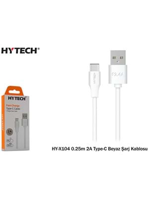 Hytech Hy-x104 2a Max 0.25m Beyaz Şarj Kablosu