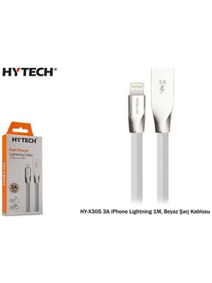 Hytech Hy-x305 3a Max 1m Beyaz Şarj Kablosu