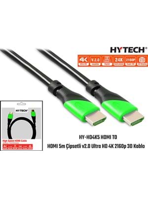 Hytech Hy-hd4k5 Hdmı To Hdmı 5 Metre V2.0 Kablo