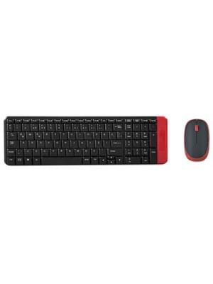Everest Km-220 Q Siyah\kırmızı Multımedıa Kablosuz Klavye+mouse Set
