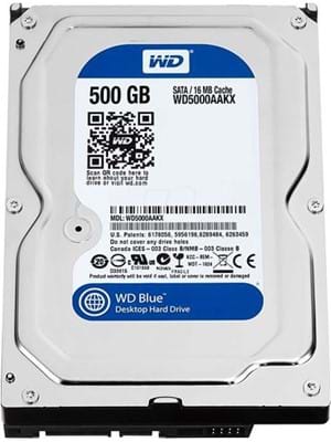 Wd 500gb 7200rpm 16 Cache Pc 3.5 Sabit Disk Wd5000aakx