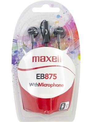 Maxell Eb-875 Kulak İçi Mikrofonlu Kulaklık Siyah