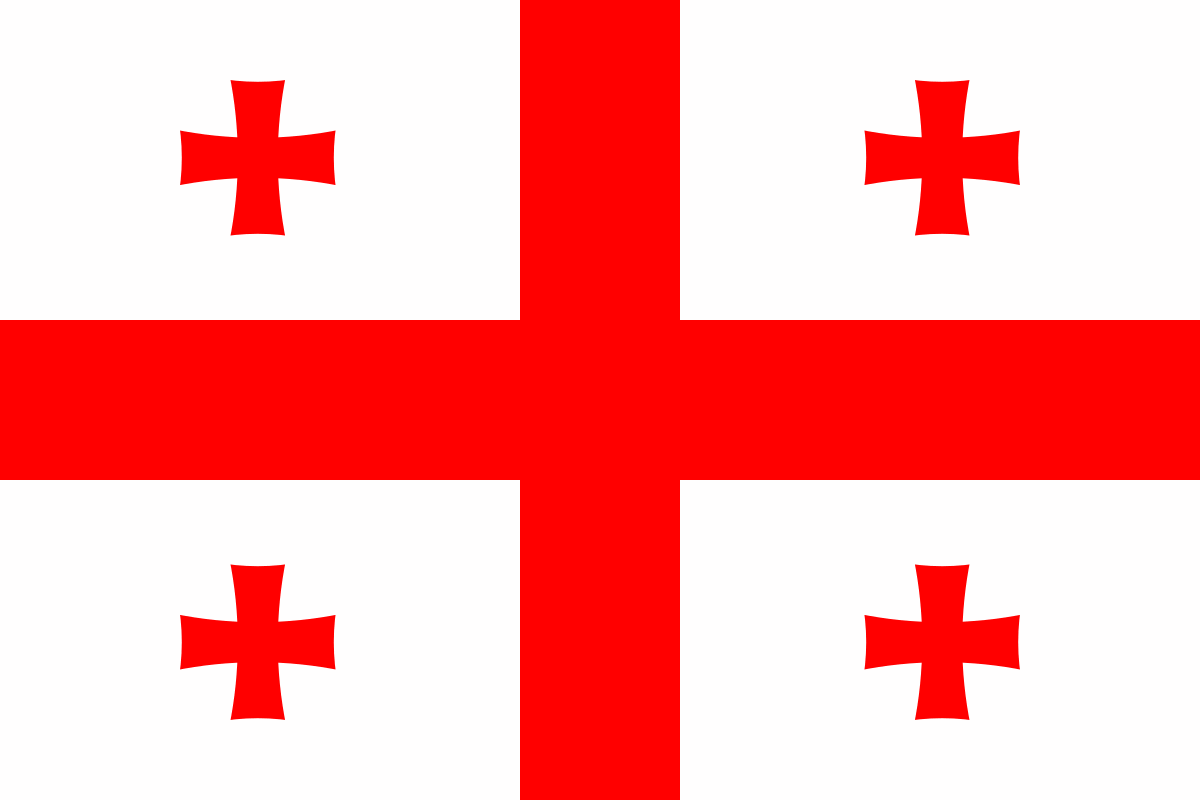 ALSANCAK 50X75 RAŞEL YABANCI DEVLET BAYRAĞI GÜRCİSTAN