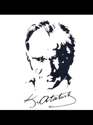 Svn Ata Silüet Folyo Sticker No:2