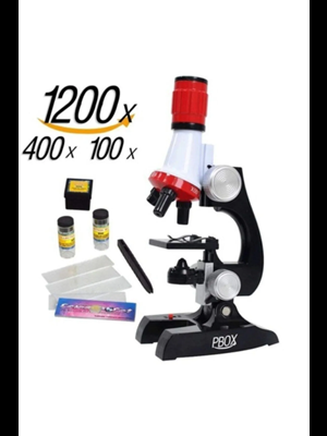 Elif Mikroskop Seti 100x 400x 1200x C2121
