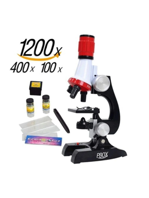 Elif Mikroskop Seti 100x 400x 1200x C2121