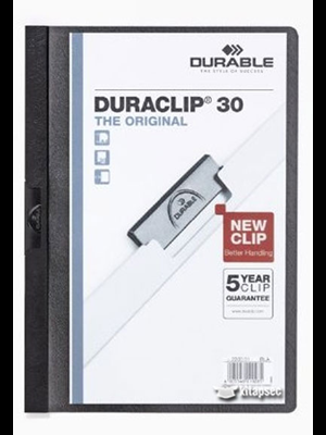 Durable A4 Sıkıştırmalı Dosya 30sf Siyah 220001-bla