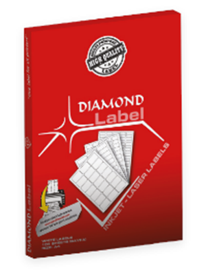 Diamond Label 105x37.125 Mm A4 Laser Etiket 100"lü Dm-1105