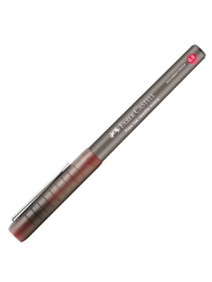 Faber Castell Free İnk Needle 0.5 Mm Roller Kalem Kırmızı 348603