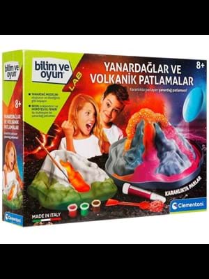 Clementoni Bilim ve Oyun - Yanardağlar ve Volkanik Patlamalar Cle-64193