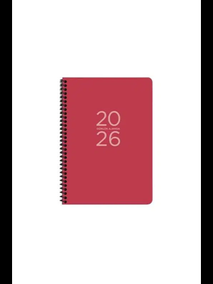 Keskin Color 17x24 Spiralli Günlük Ajanda Kırmızı 600164-99 (2026)