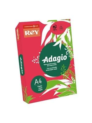 Rey Adagio A4 80 Gr Renkli Fotokopi Kağıdı 500"lü Kırmızı 22