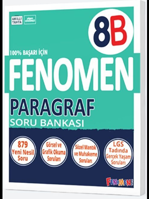 Fenomen Yay.-8.sınıf Paragraf Soru Bankası 2425