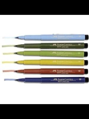 Faber Castell Pıtt Çizim Kalemi Bb 167654 A.kob.turkuaz