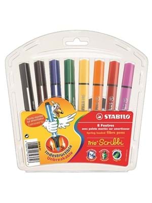 Stabilo Trıo Keçeli Kalem 8 Renk