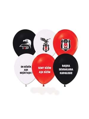 Balonevi Lisanslı Beşiktaş Baskılı Balon 8"li 7924