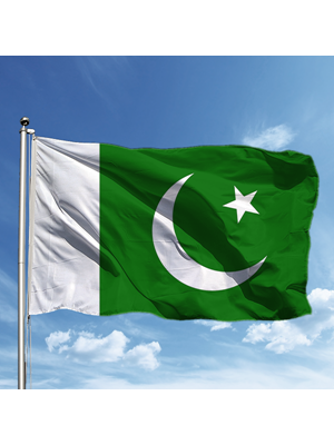 Alsancak 50x75 Raşel Yabancı Devlet Bayrağı Pakistan