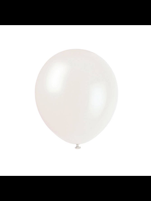 Nedi Düz Renk Balon 10"lu Beyaz 12935