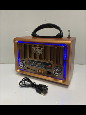 Everton Rt-761 Fm-usb-tf-am Bluetoothlu ve Şarjlı Nostaljik Radyo