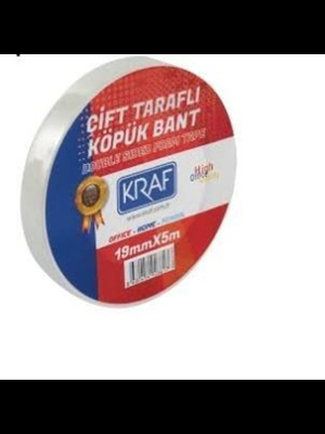 Kraf 19 Mmx5 Mt Çift Taraflı Köpük Bant 5019g