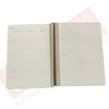 Victorias Journals A5 Vegan Deri Kap.spiralli Tarihsiz Planlayıcı 224 S. Siyah 125-2107