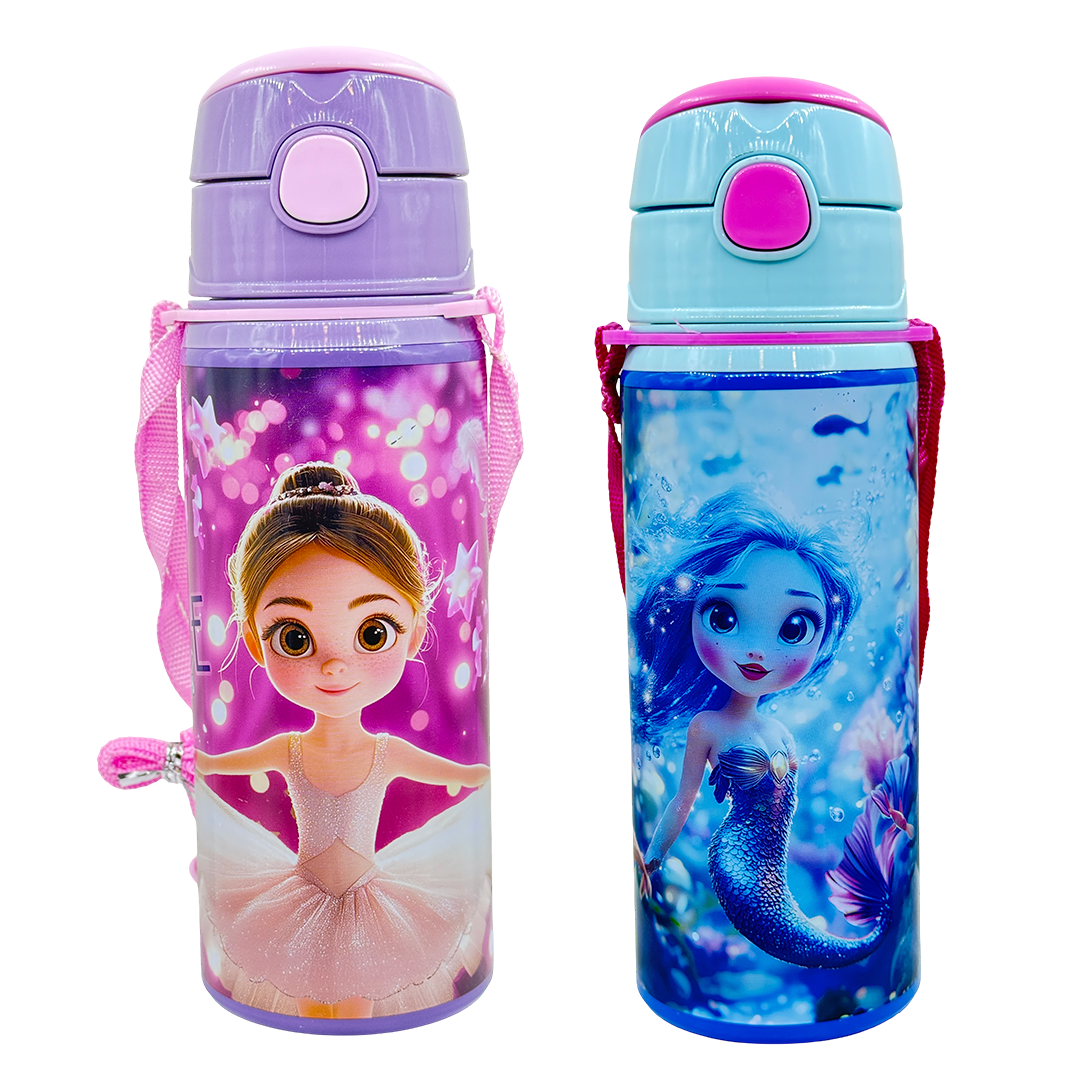 MİKRO 600 ML ALÜMİNYUM MATARA (KIZ İÇİN) MT-6016