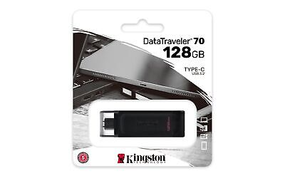 KİNGSTON DT70 128 GB USB-C 3.2 GEN TYPE-C FLASH BELLEK
