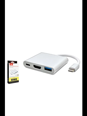 Hadron Hdx7764 Type-c To Hdmi + Usb-a + Usb-c Çevirici Adaptör