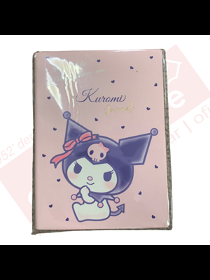 Victorias Journals 13x18 Kuromi Smyth Flexy Vegan Deri Kap.çizgili Defter 80yp 524-1938