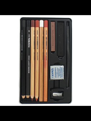 Lyra Rembrandt Sketching Set 11"li Metal Kutu L2051110