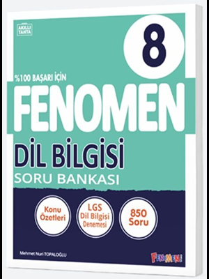 Fenomen Yay.-8.sınıf Dil Bilgisi Soru Bankası 2022