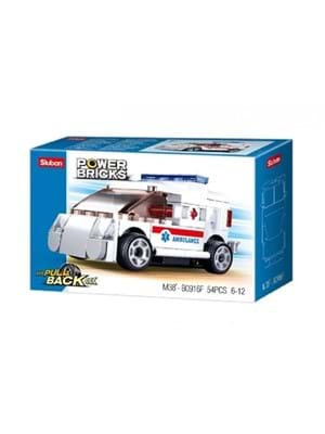 Sluban Power Bricks Ambulans 54 Parça (lego) 1016000159000