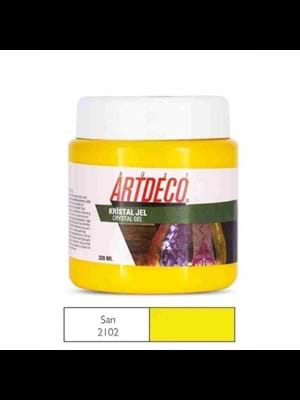 Artdeco 220 Ml Kristal Jel Ahşap Boya Açık Sarı 2102