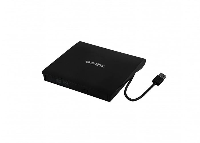 S-LİNK SL-DRW06 USB 3.0 ULTRA SLİM HARİCİ DVD CD OPTİK OKUYUCU 
