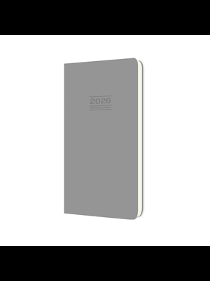 Keskin Color 8x16 Ciltli Haftalık Cep Ajandası Gri 600205-99 (2026)
