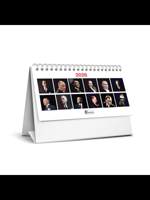 Keskin Color Karton Üçgen Masa Takvimi Atatürk Mtk-820 600129-99 (2026)