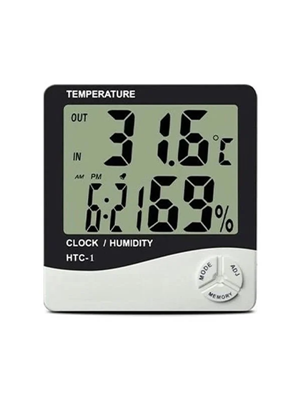 Lotus Bzd-483 Clock Dijital Nem ve Sıcaklık Ölçer
