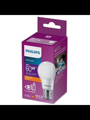 Philips Mycare 8w Led Sarı Işık E27 Ampul