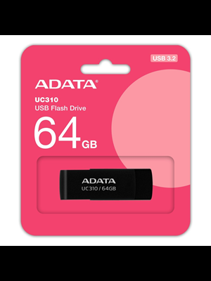 Adata Uc310 64 Gb Usb 3.2 Gen1 Siyah Flash Bellek