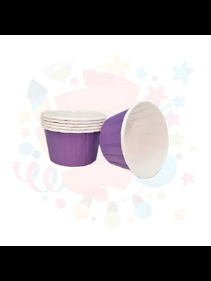 Nedi 40x60 Kağıt Cup Kek Kalıbı 25"li Kapsül No:4 Mor 11490