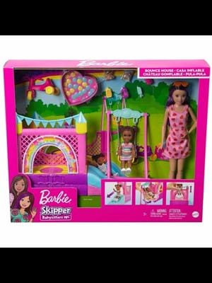 Barbie Bebek Bakıcısı Skipper Oyun Evi Seti Hhb67