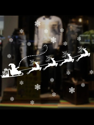 Nedi Yılbaşı 54x72 Cm Noel Cam Sticker 12608