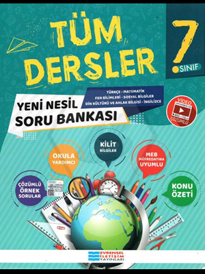 Evrensel İletişim Yay.-7.sınıf Tüm Dersler Soru Bankası 2526