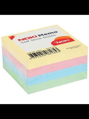 Noki Memo 75x75 Yapışkanlı Not Kağıdı Pastel Renkler 12013