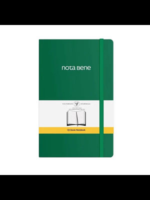 Victorias Journals Classic 13x21 Sert Kapak Çizgili Defter Yeşil 400 Sf 123-9222