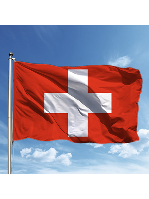 Alsancak 50x75 Raşel Yabancı Devlet Bayrağı İsviçre