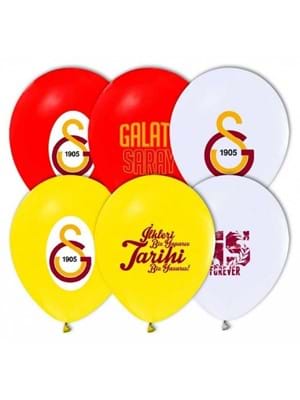 Balonevi Lisanslı Galatasaray Baskılı Balon 8"li 7917