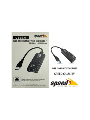 Speed Ue050 10-100-1000 Gigabit Usb To Ethernet Çevirici