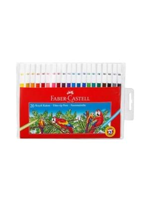 Faber Castell Yıkanabilir Keçeli Kalem (marker) 20"li 155120