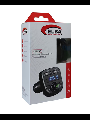 Elba Car X8 2 Usbli Araç Bluetooth Fm Transmitter Kit